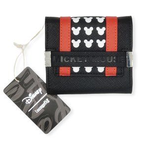 Loungefly x Mickey Mouse Black/Red Trifold Wallet